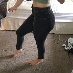 Levis high rise skinny jeans